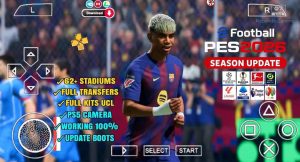 Download eFootball PES 2026 PPSSPP ISO (PSP) – Latest Version with Updated Transfers
